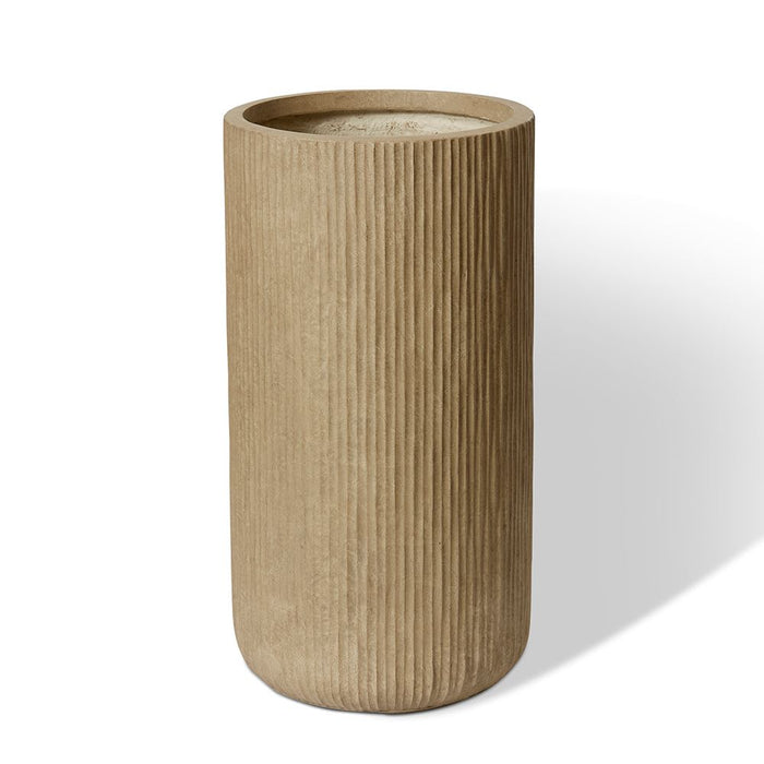 Tenesha Tall Fibrestone Plante - Brown