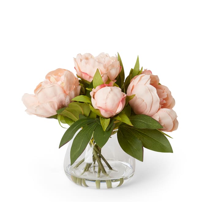 Peony Mix - Allira Vase - Pink, 29cm (H)