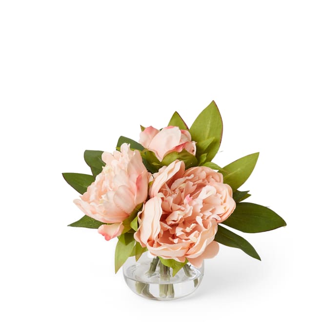 Peony Mix - Alma Vase - Pink, 19cm (H)