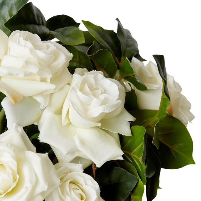Rose Garden - Alma Vase - White, 29cm (H)