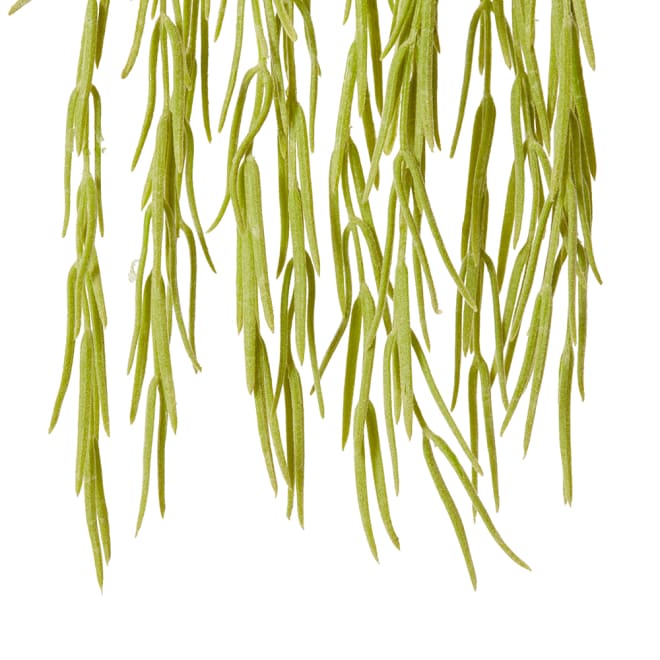 Wax Vine Hanging-Garden Pot - Grey/Green, 17cm (H)