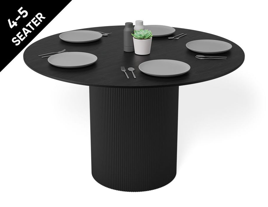 Mimi Dining Table - Black - Black - 120cm