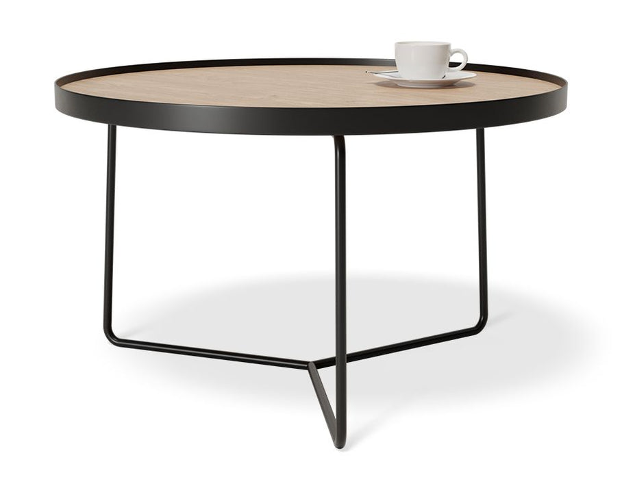 Alora Coffee Table - Black - Oak - Medium