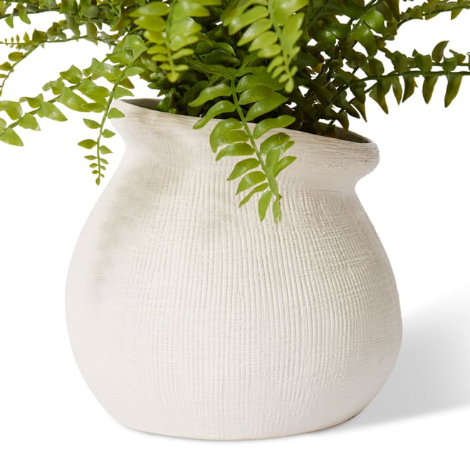 Fern Lush Boston - Wanda Vase - Green/White, 66cm (H)