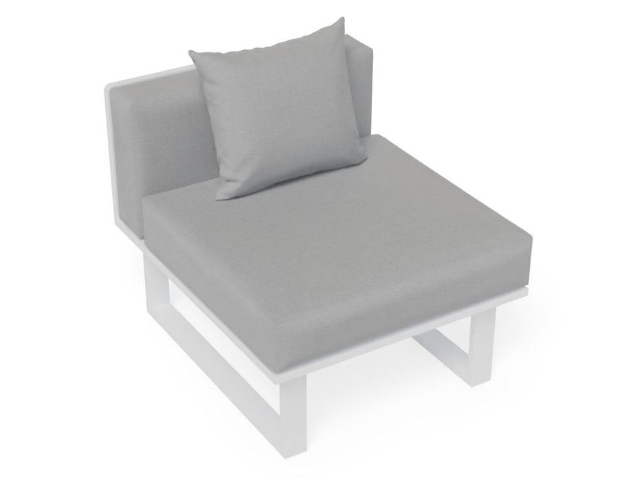 Vivara Sofa - White - Modular Section E - No Arm