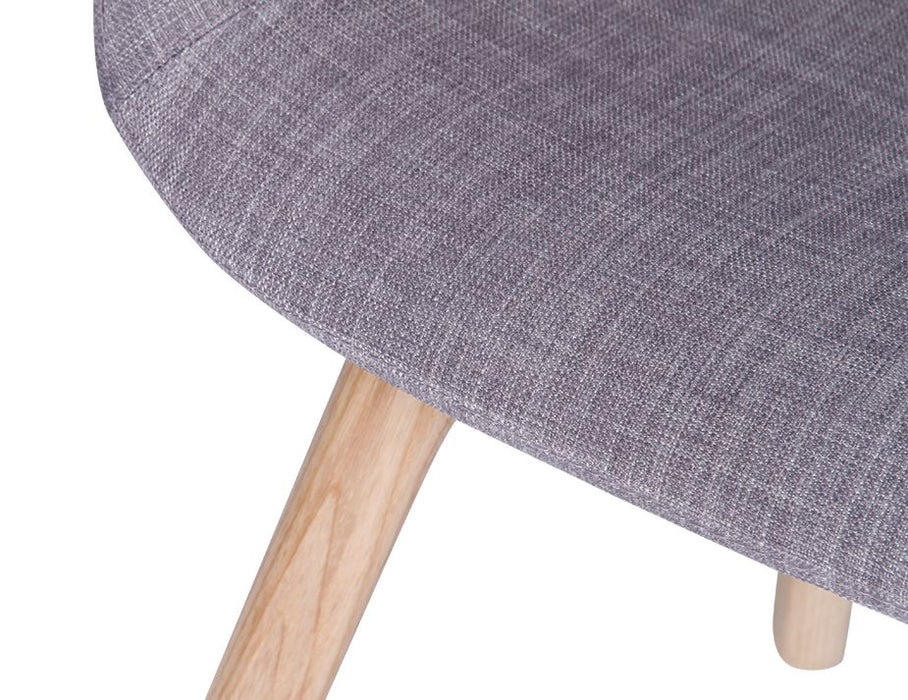 Lonsdale Armchair - Natural - Grey Fabric