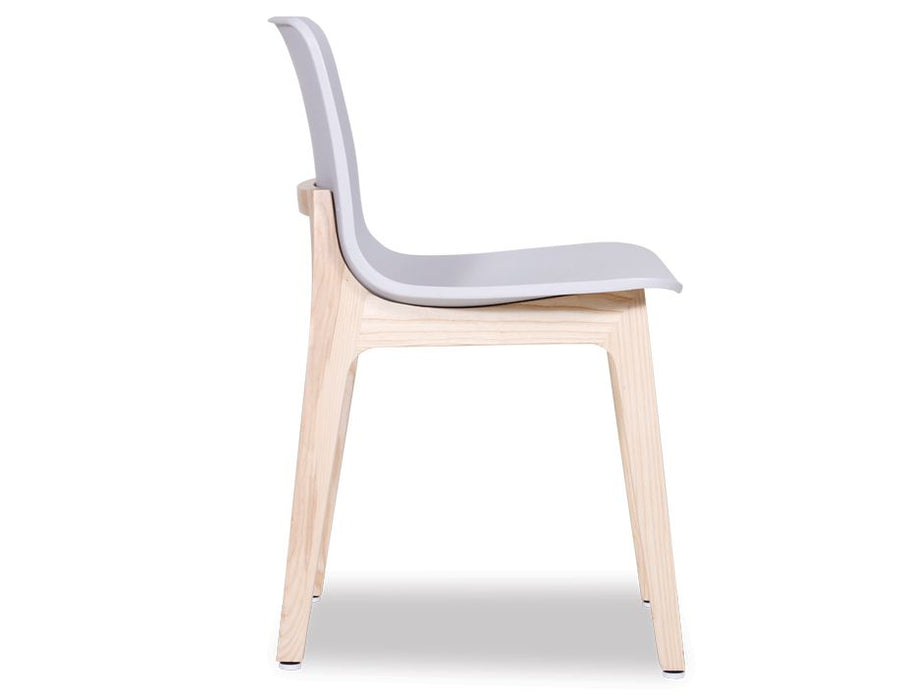 Ara Chair - Natural - Light Grey Shell