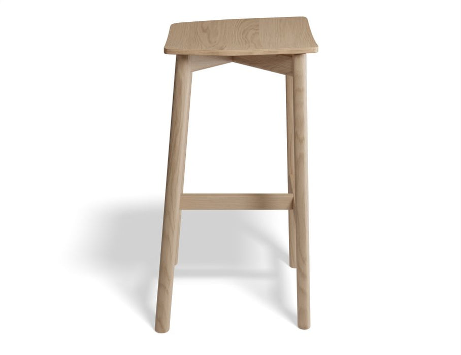 Andi Stool - Natural - Backless - 66cm Seat Height (Kitchen Bench height)