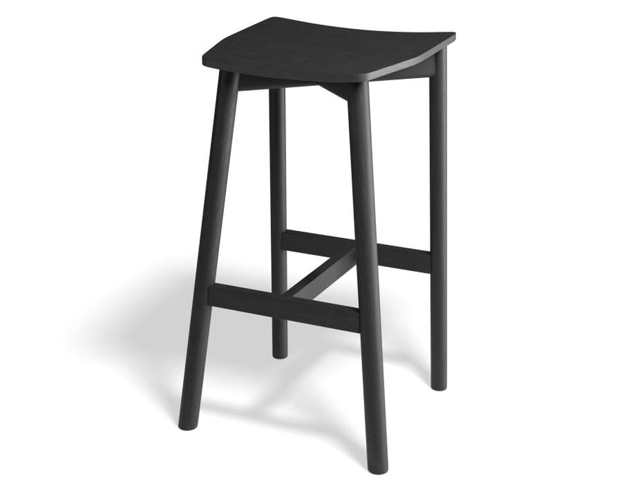 Andi Stool - Black - Backless - 75cm Seat Height (High Bar)