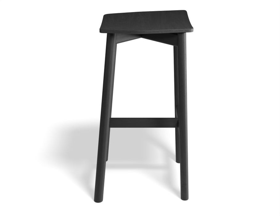 Andi Stool - Black - Backless - 66cm Seat Height (Kitchen Bench height)