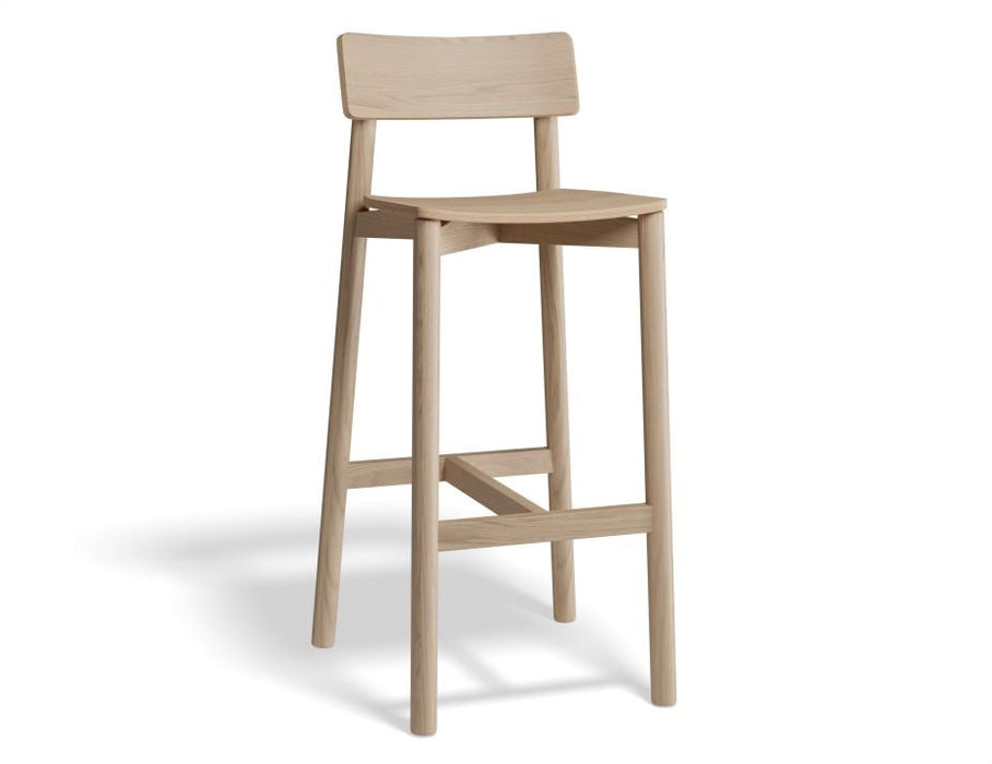 Andi Stool - Natural - 75cm Seat Height (Bar Bench Height)