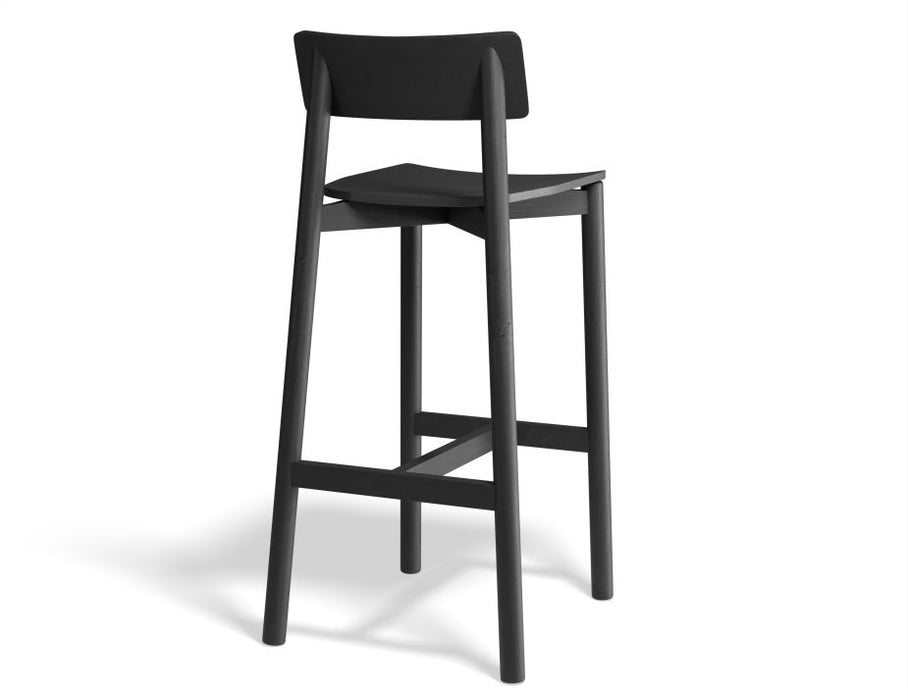 Andi Stool - Black - 66cm Seat Height (Kitchen Bench height)