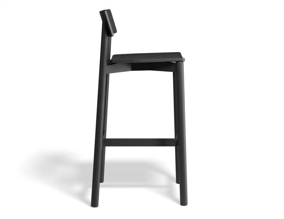 Andi Stool - Black - 66cm Seat Height (Kitchen Bench height)