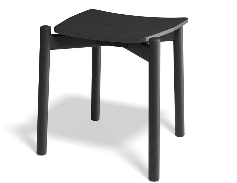 Andi Low Stool - Black Ash 45cm