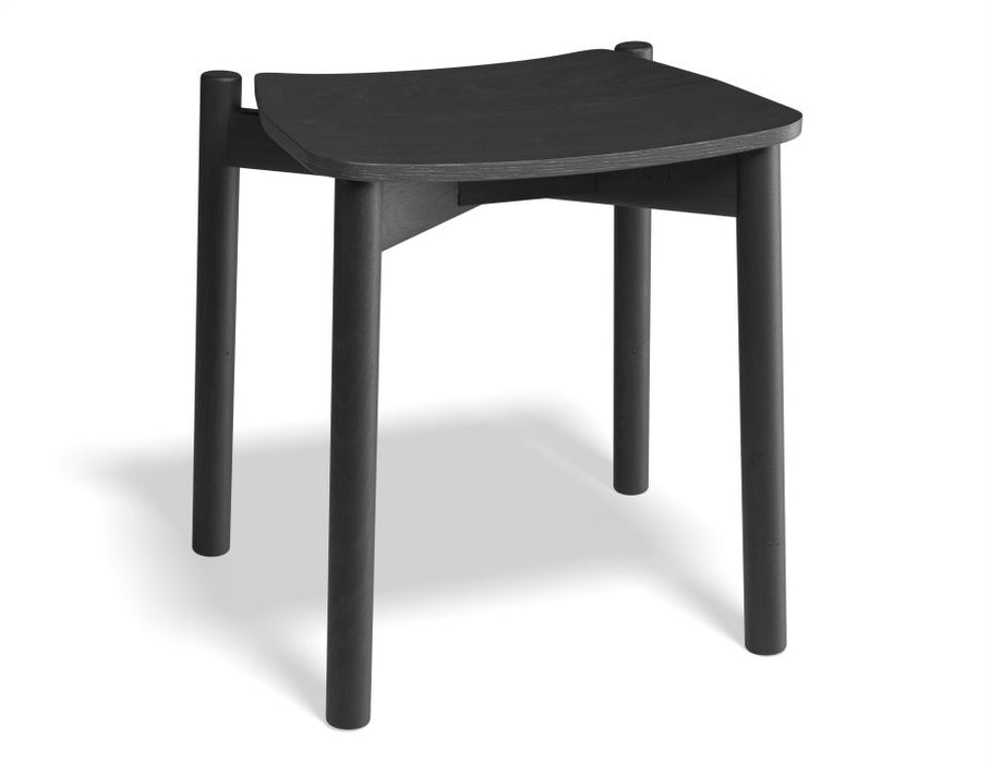 Andi Low Stool - Black Ash 45cm