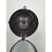 Antique Tripod Floor Lamp with Steel Grey Head and Mesh