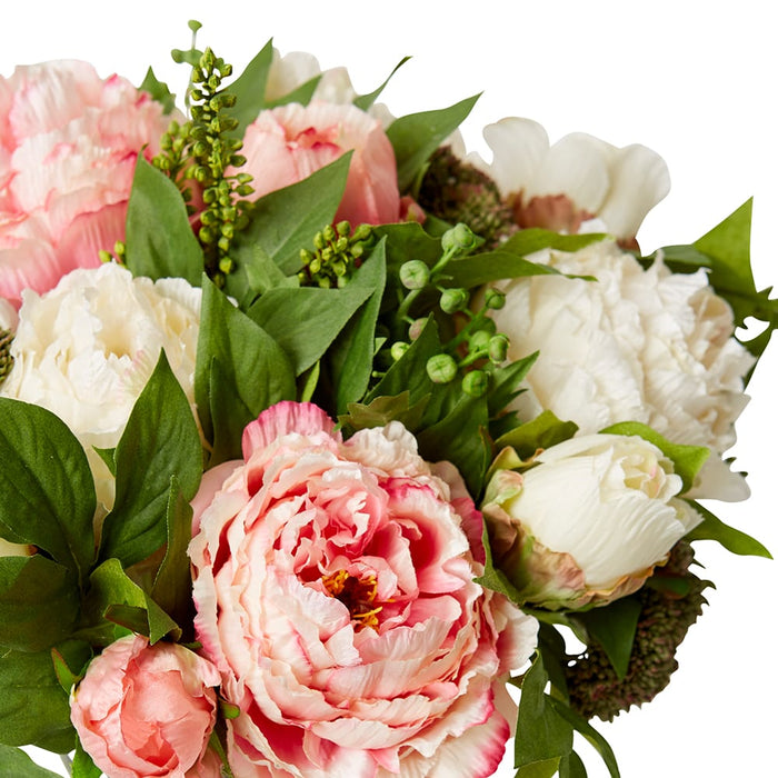 Chloe Peony Mix Large-Vase - Pink/Green, 44cm (H)