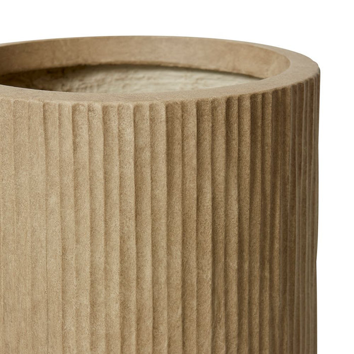 Tenesha Tall Fibrestone Plante - Brown
