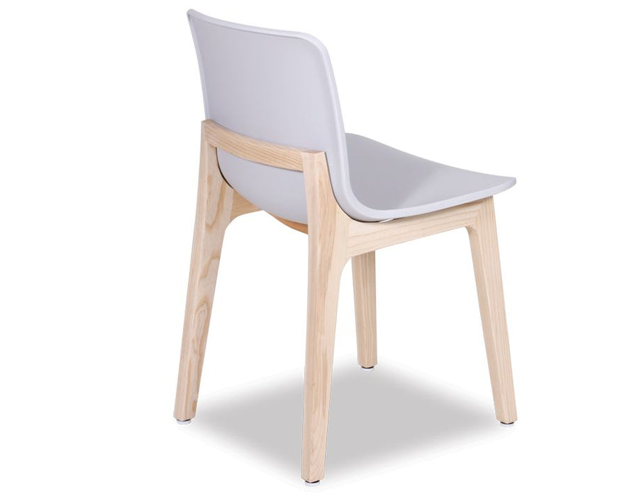 Ara Chair - Natural - Light Grey Shell