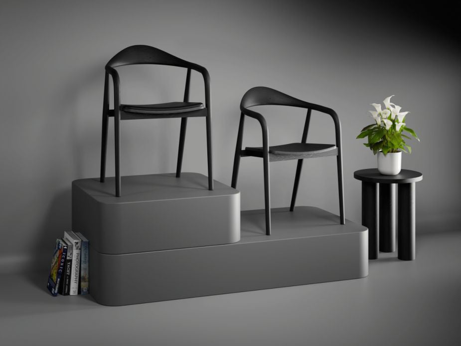 Arki Armchair - Black Ash