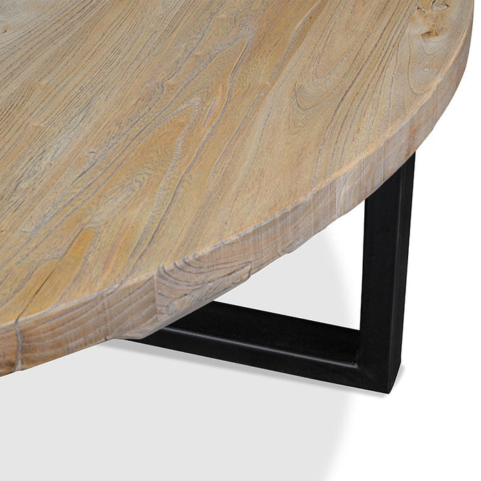 Calibre Furniture Arthur Reclaimed 100cm Round Coffee Table