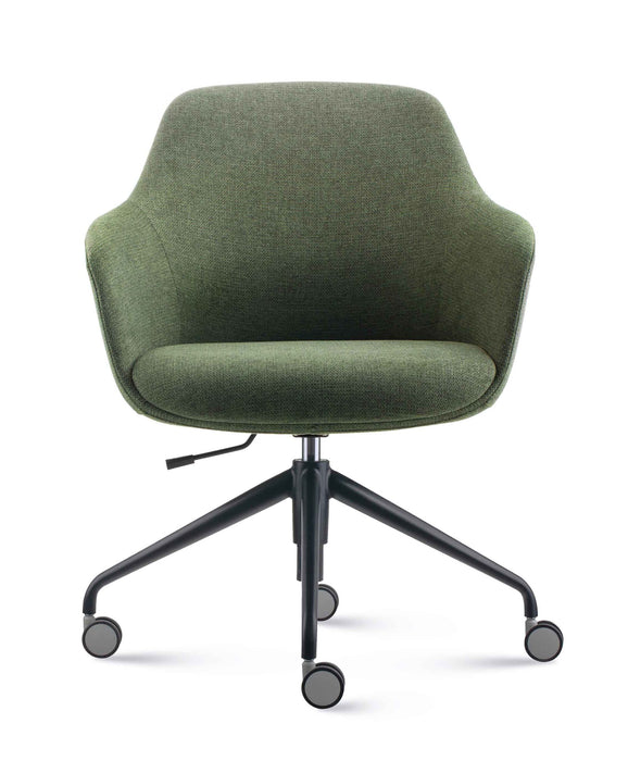 Aspen 4 Star Tub Chair - Olive Fabirc