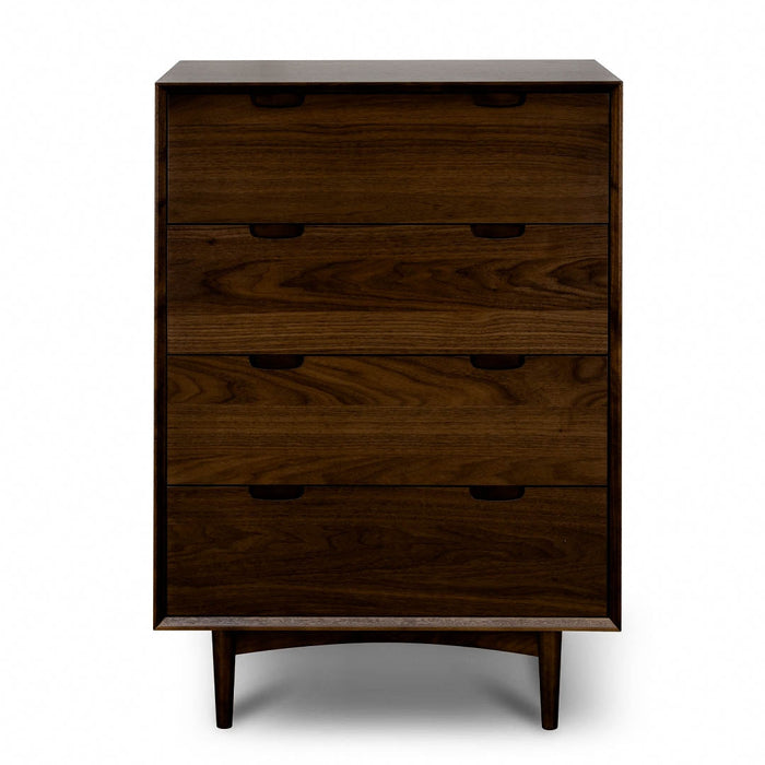 CDT1047-VN 4 Drawer Chest - Walnut