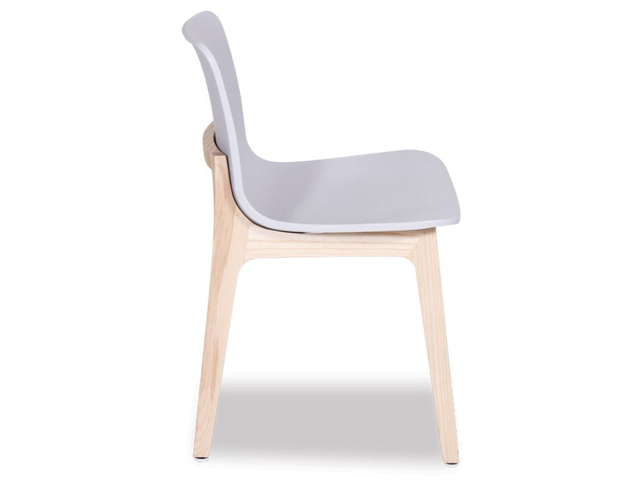 Ara Chair - Natural - Light Grey Shell