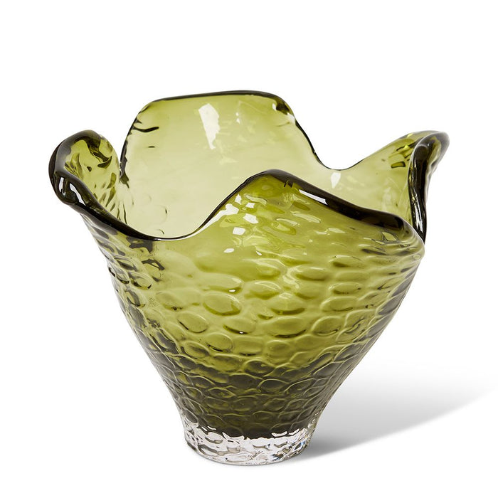 Lashay Tall Bowl - Green, 22cm (H)