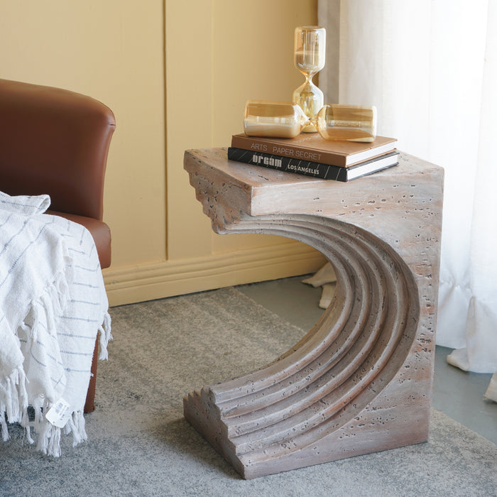 Georgia Cement Side Table