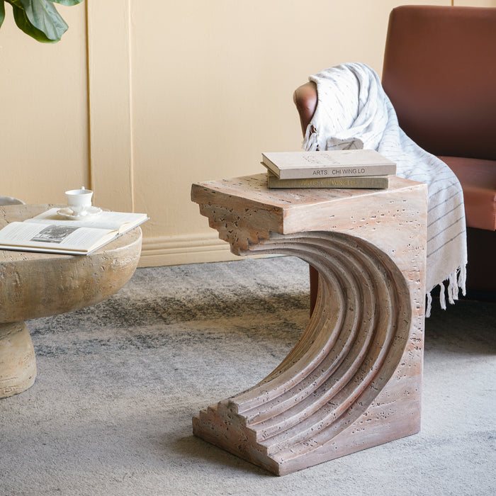 Georgia Cement Side Table