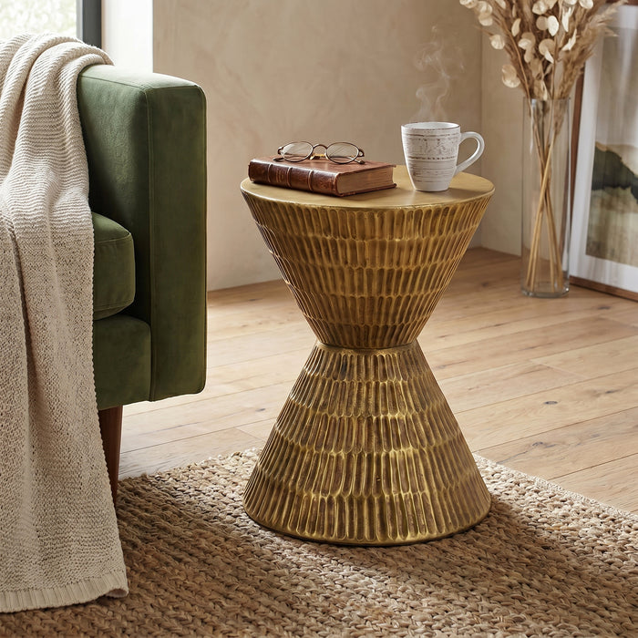 Gold Tempo Accent Table
