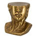 Golden Bust Accent Table