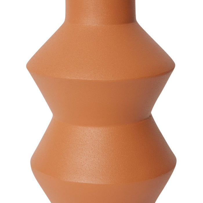 Jagger Zic Zac Vase - Rust, 29cm (H)