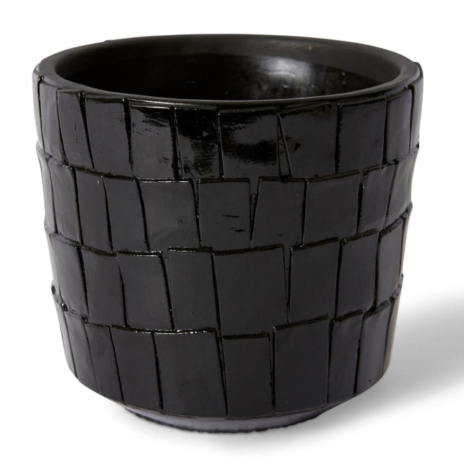 Peyton Pot - Black, 16cm (H)