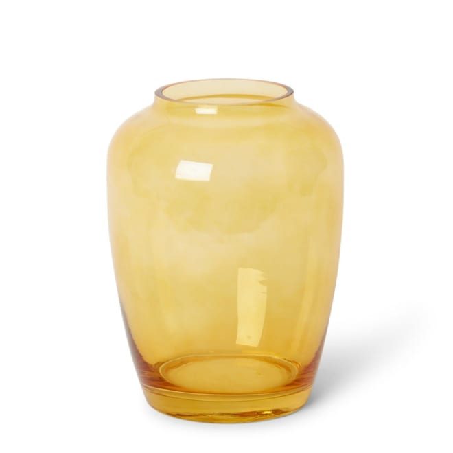Brice Tall Vase - Amber, 25cm (H)
