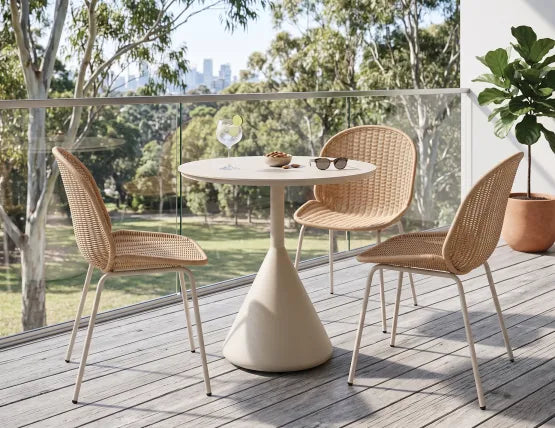 Sombra Rattan Dining Chair - Outdoor - Latte