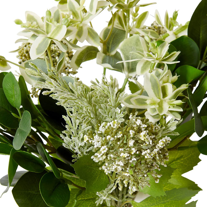 Marginata Seeding Mix Bouquet Pack of 12 - Grey/Green, 38cm (H)