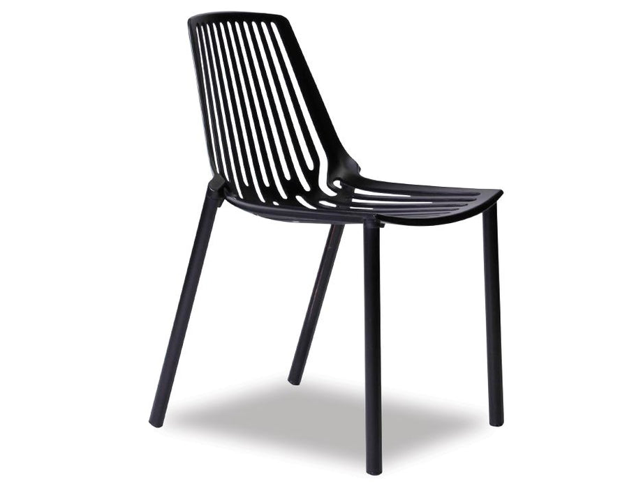 Alby Black Outdoor Metal Chair