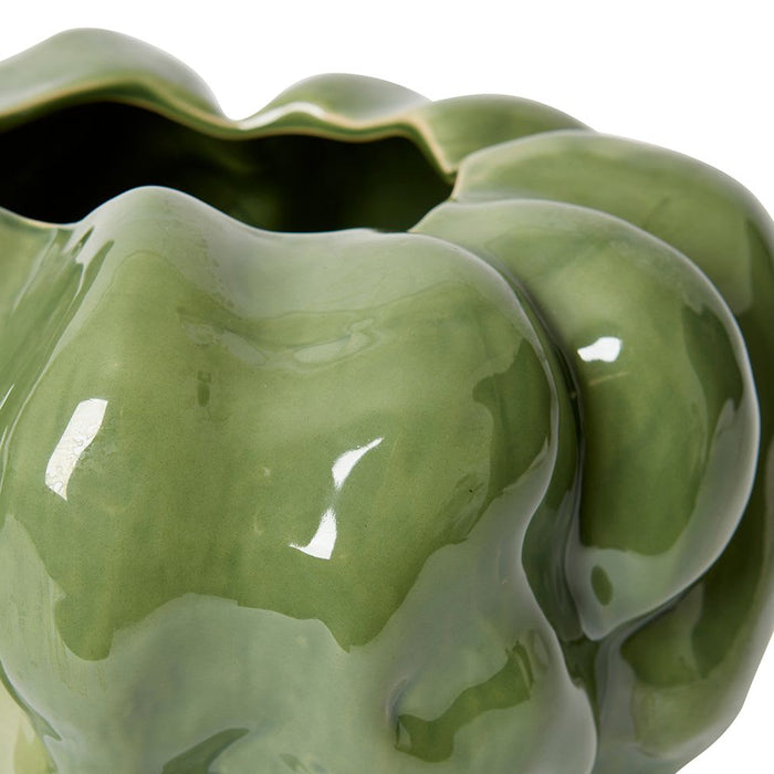 Indusa Vase - Green, 26cm (H)