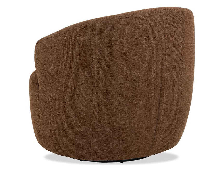 Mietta Swivel Lounge Chair - Brown