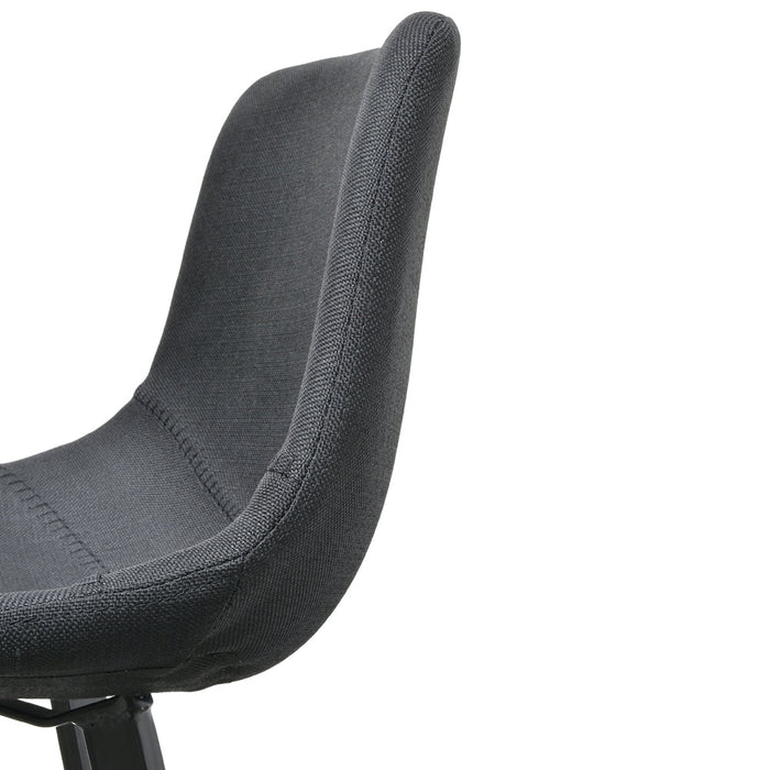 Duke 65cm Bar Stool - Black (Set of 2)