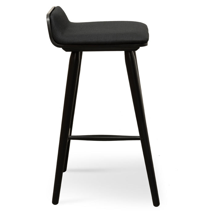 CBS2424-DR 65cm Bar Stool - Black