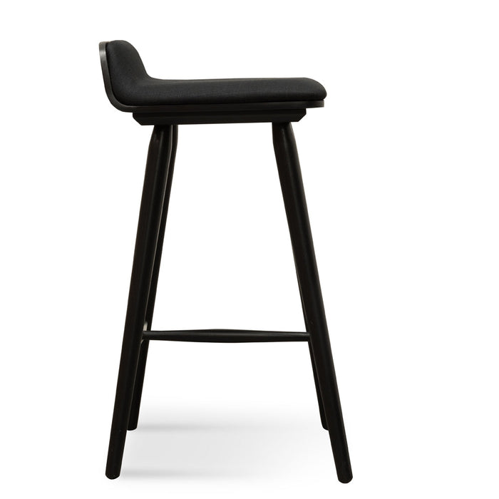 CBS2424-DR 65cm Bar Stool - Black