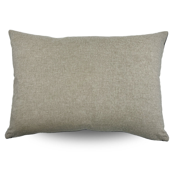 Classic Rect Velvet Cushion Cover Walnut 40x60