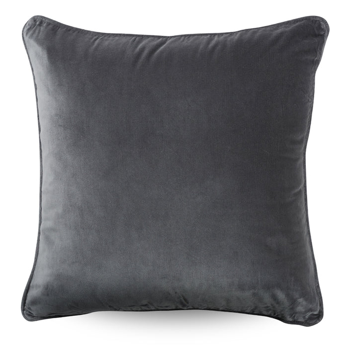 Classic Velvet Cushion Cover Grey 50x50
