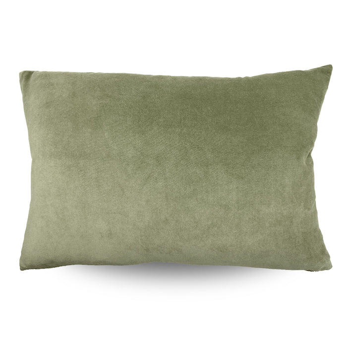 Classic Rect Velvet Cushion Cover Celery 40x60
