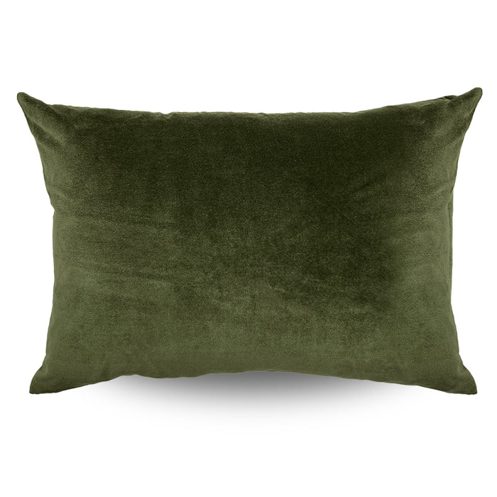 Classic Rect Velvet Cushion Cover Pine 40x60