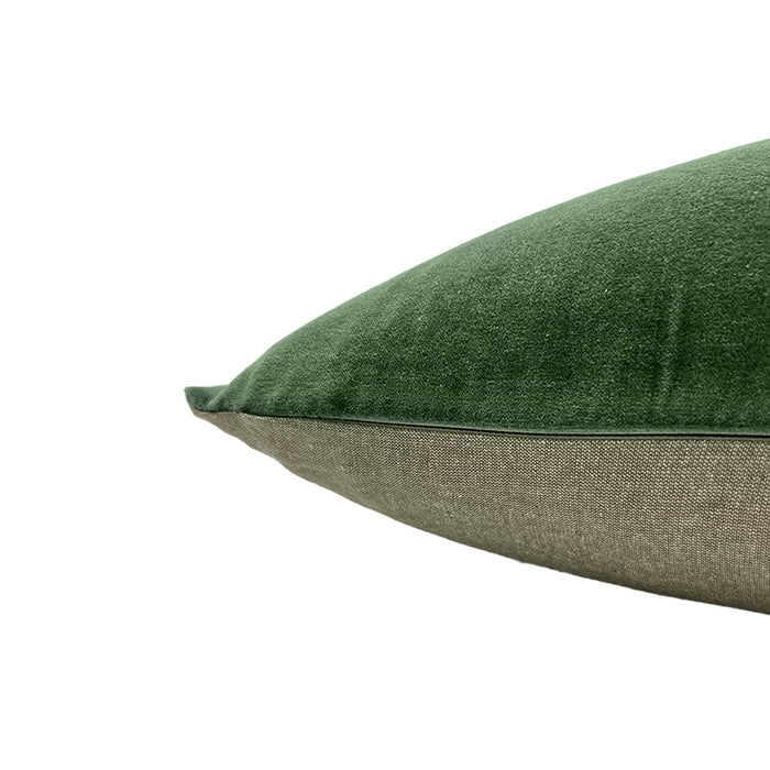 Classic Rect Velvet Cushion Cover Sage 40x60