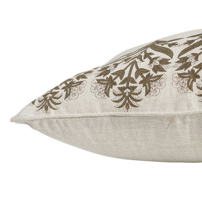 Fieldstone Treillage Cushion Cover Olive 40x60